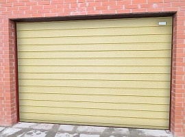 Секционные гаражные ворота Алютех серии Trend 1875x6000 мм