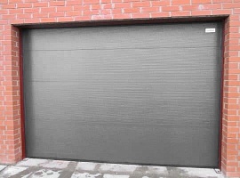 Секционные гаражные ворота Алютех серии Prestige 1750x3500 мм