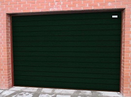 Секционные гаражные ворота Алютех серии Trend 2375x3750 мм
