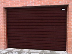 Секционные гаражные ворота Алютех серии Trend 2250x3500 мм