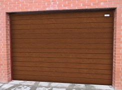 Секционные гаражные ворота Алютех серии Trend 1750x3750 мм