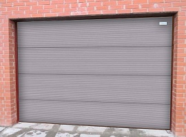Секционные гаражные ворота Алютех серии Trend 1750x5750 мм