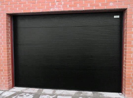 Секционные гаражные ворота Алютех серии Prestige 1875x4375 мм