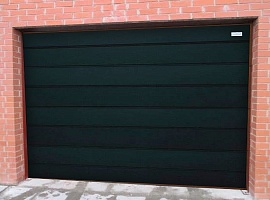 Секционные гаражные ворота Алютех серии Trend 2250x4875 мм